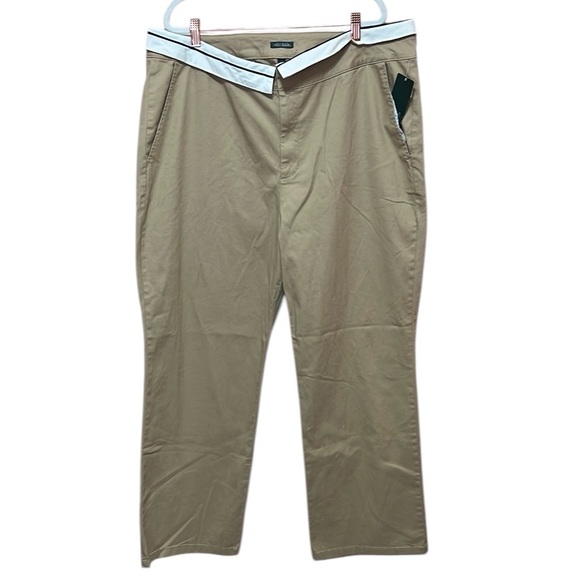 Wild Fable Fold Over Tan Regular Fit Pants. Size 17 - Picture 2 of 11